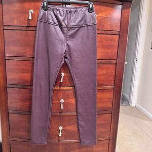 Bagatelle purple leather tights